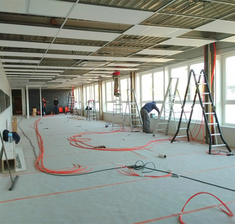 Travaux d'aménagement